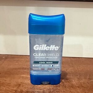 NWT Gillette Clear Shield Gel Deodorant  Cool Wave